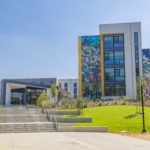 California State University Dominguez Hills campus building.